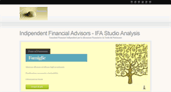 Desktop Screenshot of ifastudioanalysis.net